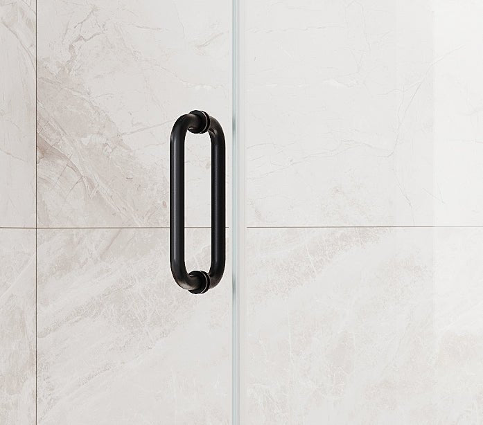 36" - 66" × 72" Frameless Wall Hinge Shower Door - ibathshowers