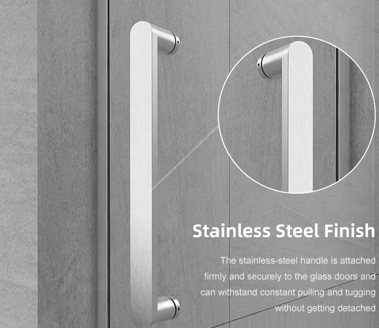 48"x79" Frameless Sliding Shower Enclosure - ibathshowers