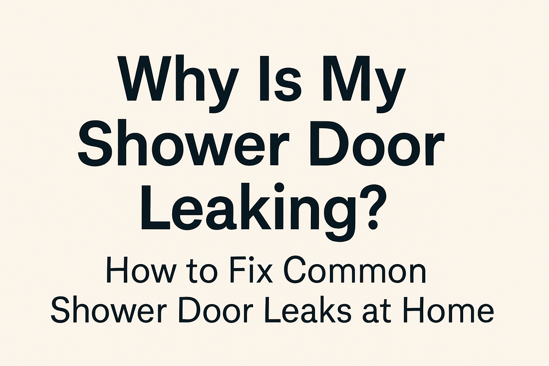 Why Is My Shower Door Leaking How to Fix Common Shower Door Leaks at Home