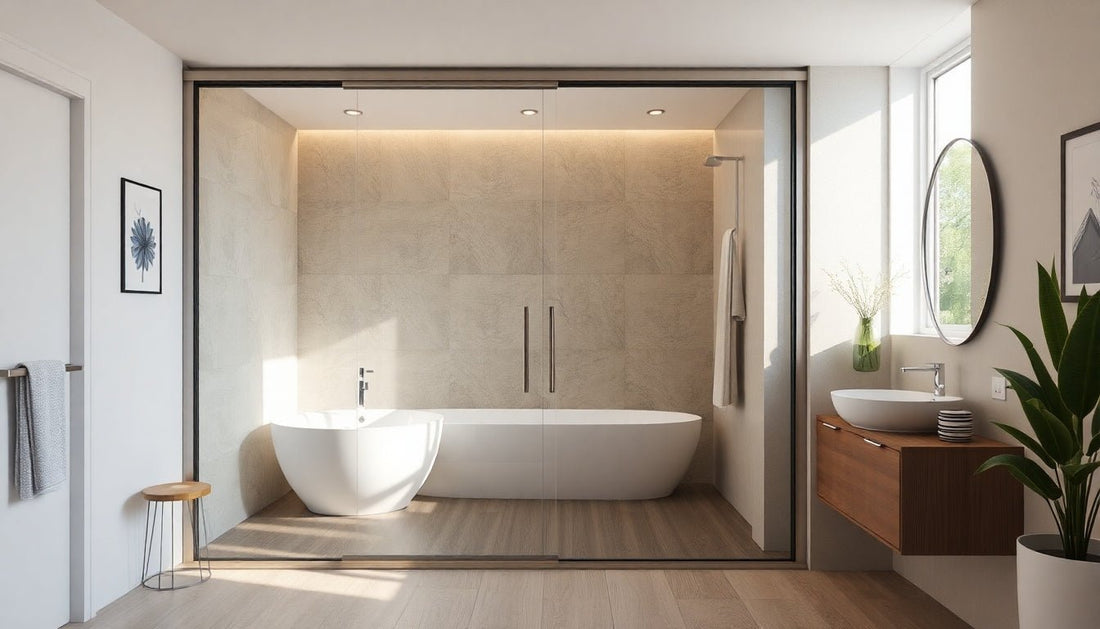 How to Choose the Best Double Sliding Glass Shower Doors for Your Bathroom - ibathshowers