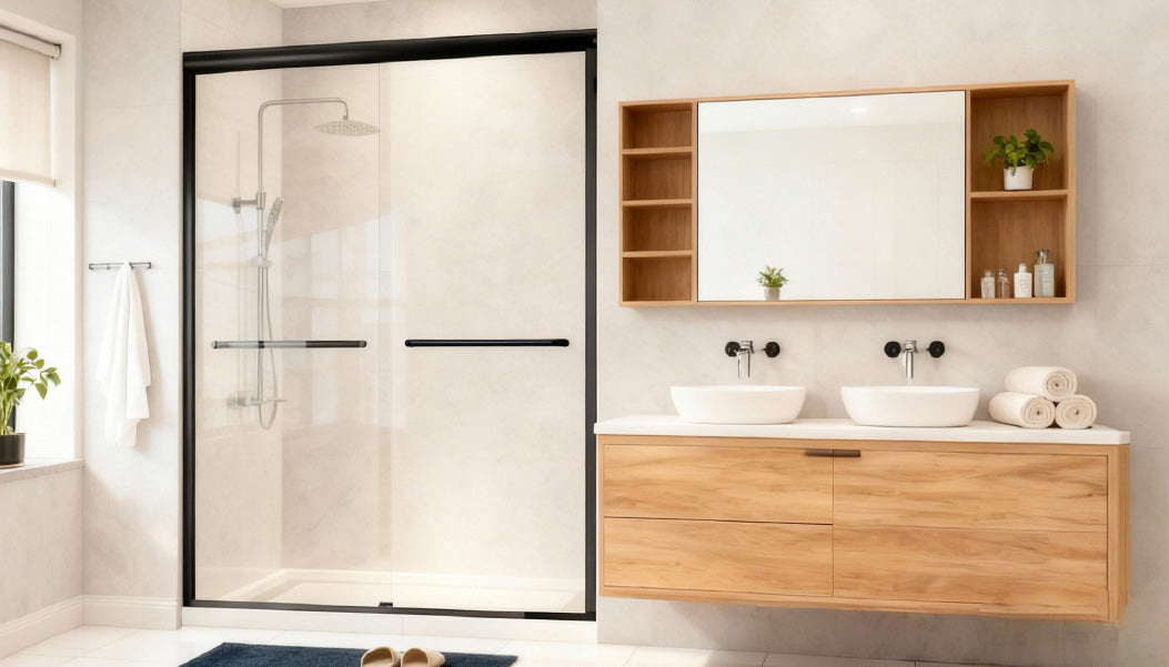 Double Sliding Shower Doors: Clear vs Frosted Glass – Which Is Right for Your Bathroom?