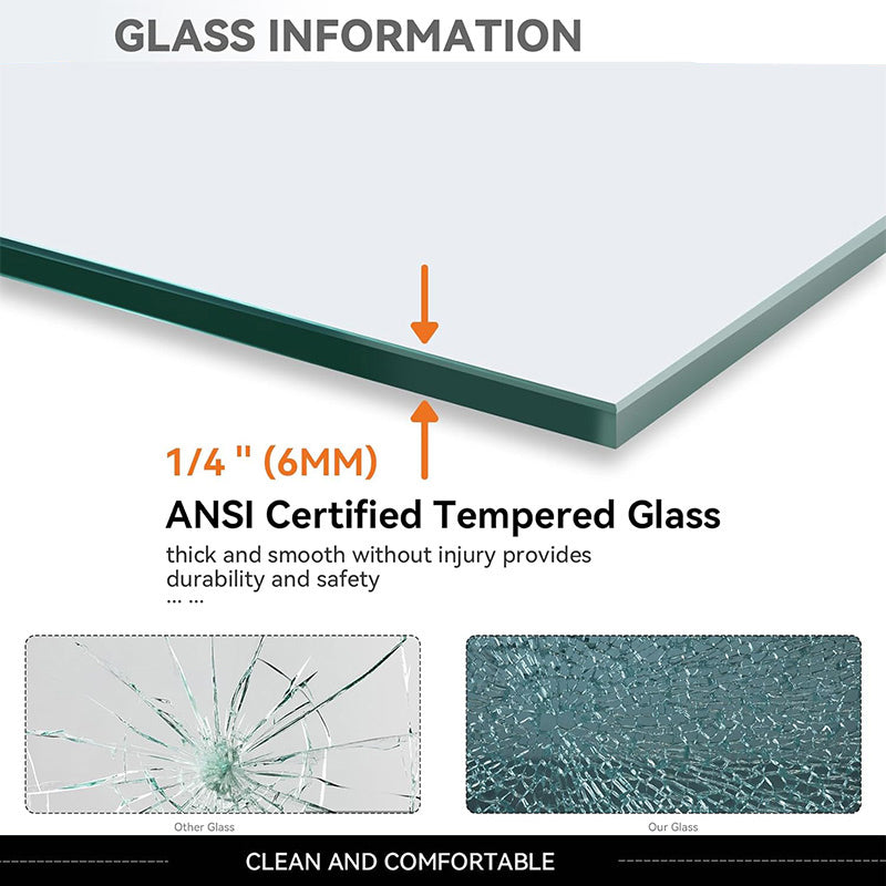 iBath Semi-Frameless Double Sliding Shower Door, 50"–54" W x 72" H,Matte Black