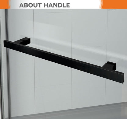 iBath Corner Shower Door 38", Reversible Pivot, Easy-Clean