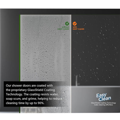 (29'' - 32'')*72'' Shower Enclosure Bathroom Corner Reversible Folding Shower Door - ibathshowers