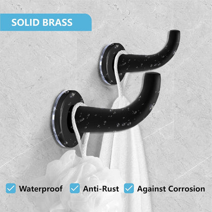 304 Stainless Steel Wall Hook — Matte Black - ibathshowers