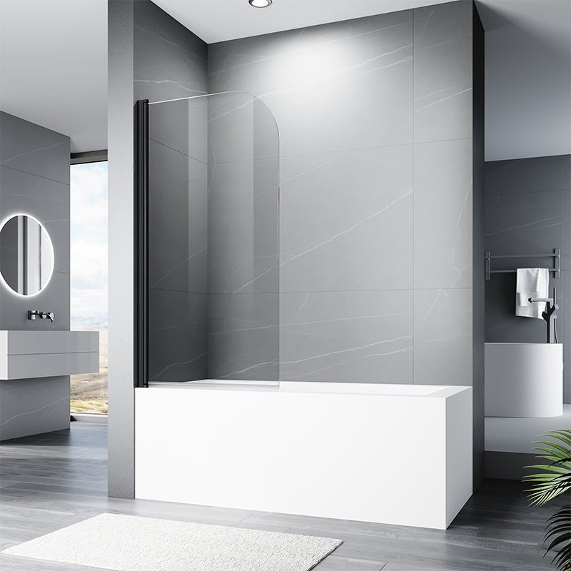 Frameless Aluminum Pivot Shower Bathtub Door