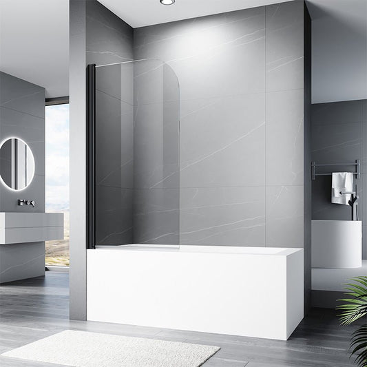 33"x55" Frameless Aluminum Pivot Shower Bathtub Door - ibathshowers