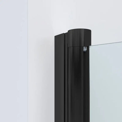 33"x55" Frameless Aluminum Pivot Shower Bathtub Door - ibathshowers