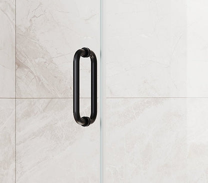 36" - 66" × 72" Frameless Wall Hinge Shower Door - ibathshowers
