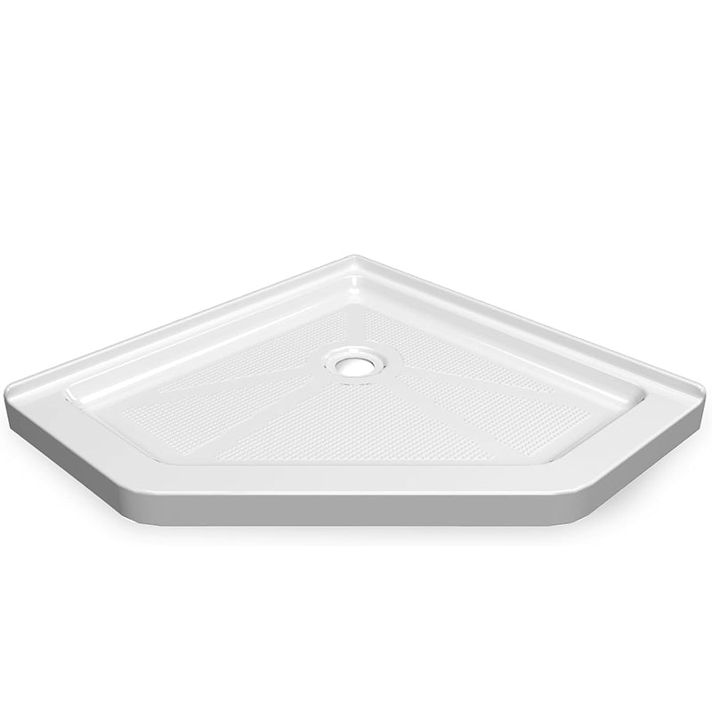 36 in. L x 36 in. W. H Corner Drain Shower Base - ibathshowers