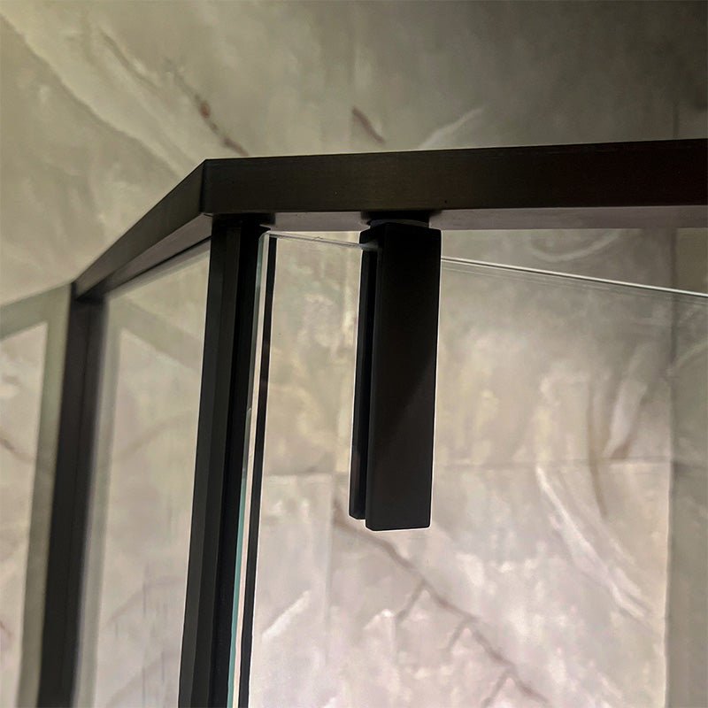 38" x 38" x 72" Aluminum Frame Shower Enclosure with Clear Glass - ibathshowers