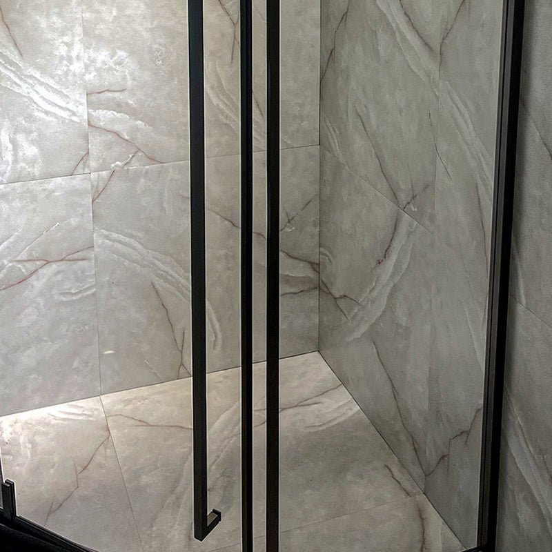 38" x 38" x 72" Aluminum Frame Shower Enclosure with Clear Glass - ibathshowers