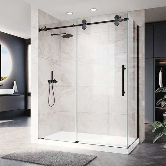 48"x79" Frameless Sliding Shower Enclosure - ibathshowers