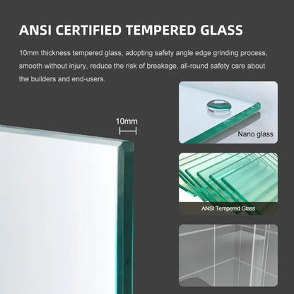 48"x79" Frameless Sliding Shower Enclosure - ibathshowers