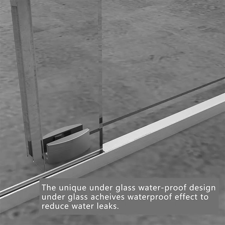 48"x79" Frameless Sliding Shower Enclosure - ibathshowers