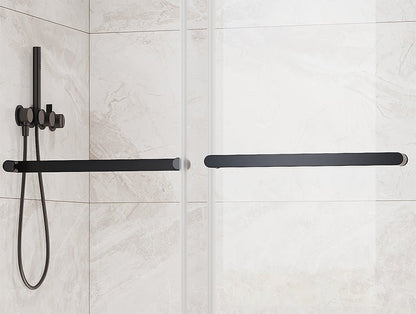 (55'' - 59'')*76'' Double Sliding Frameless Tempered Glass Shower Door - ibathshowers