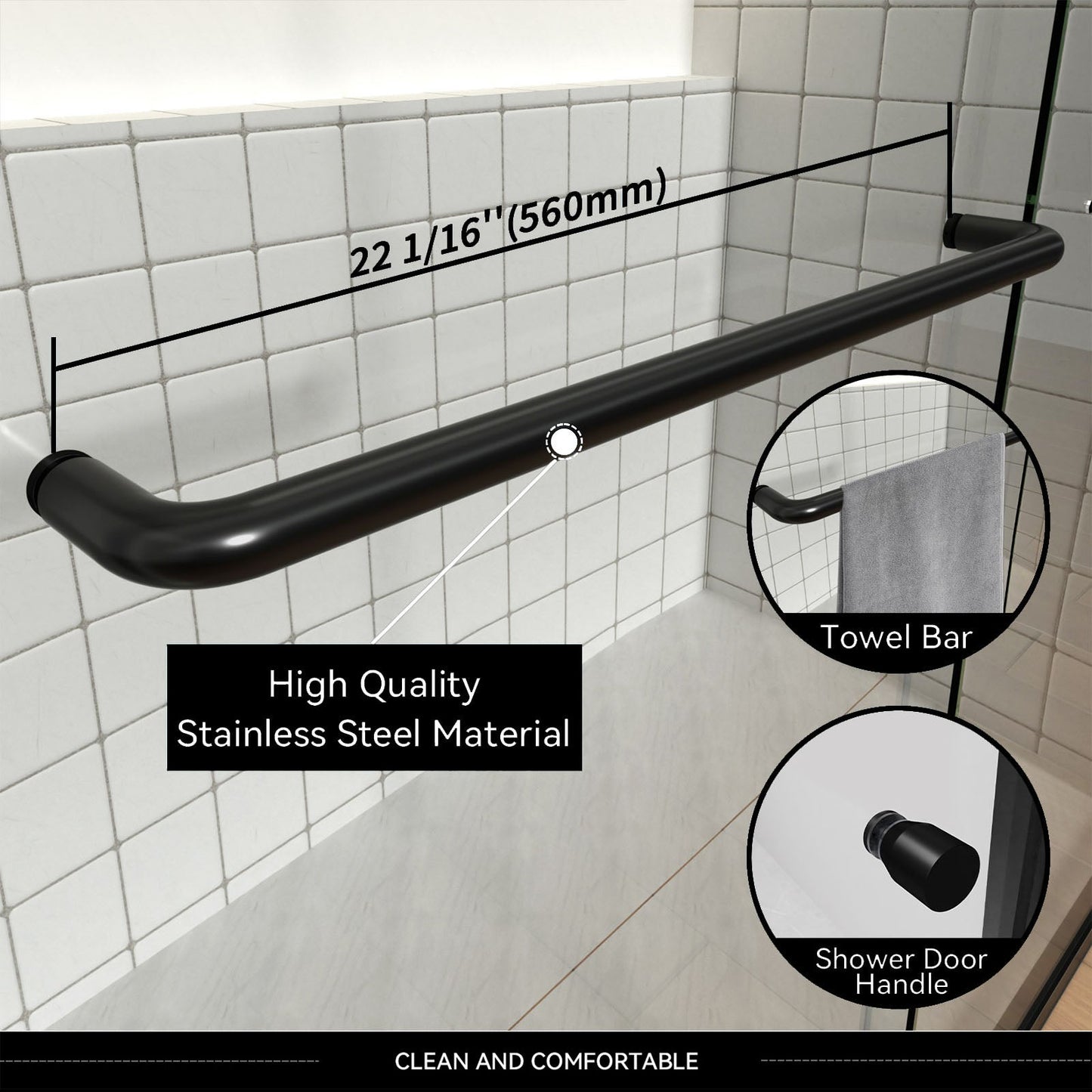 59"*72" Double Sliding Aluminum Framed Shower Door - ibath shower door