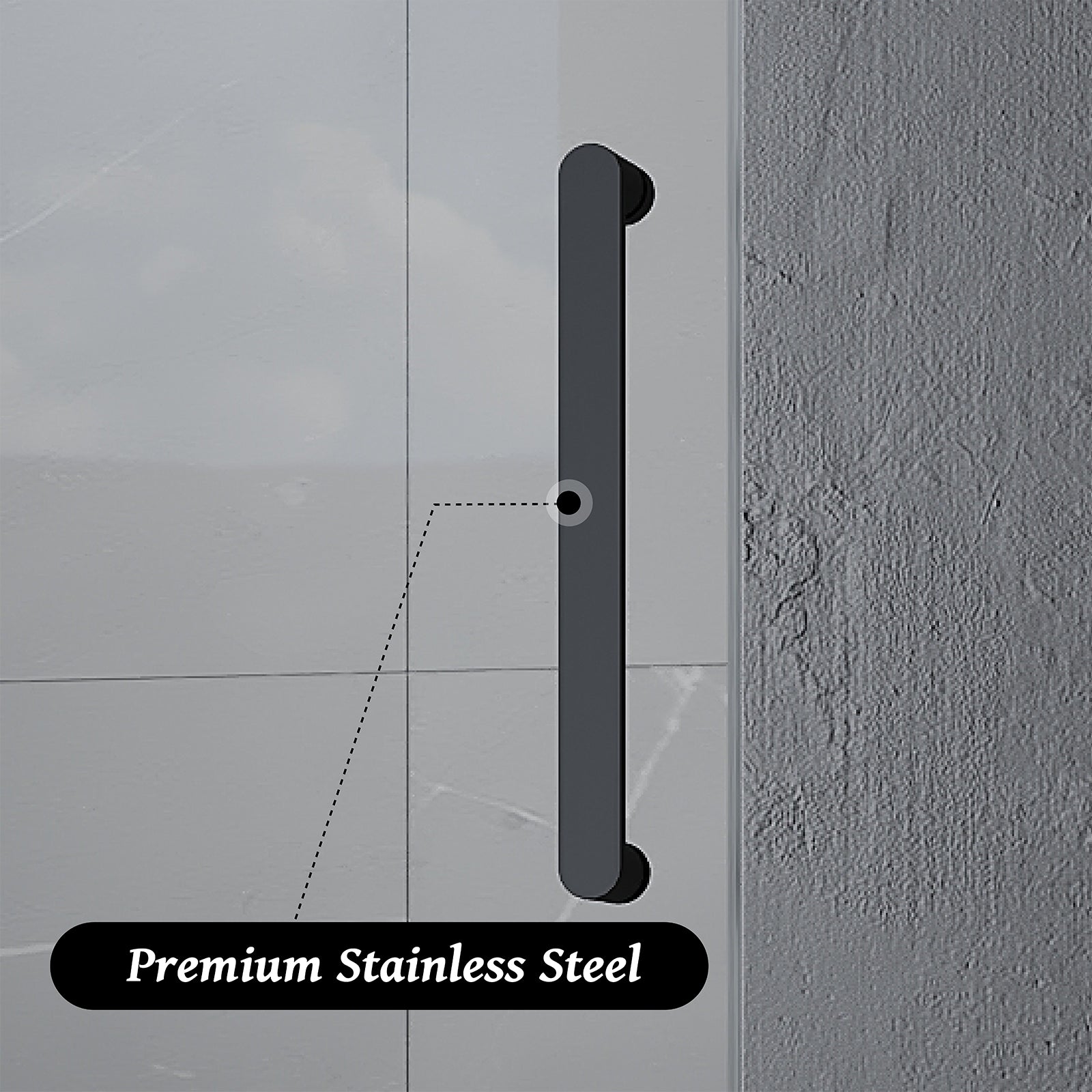 59"*75" Frameless Sliding Shower Door - ibath shower door