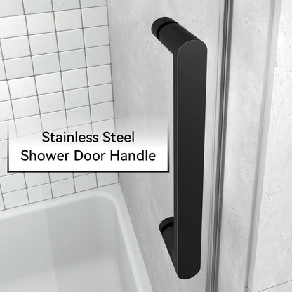59"*75" Single Sliding Frameless Shower Door - ibath shower door