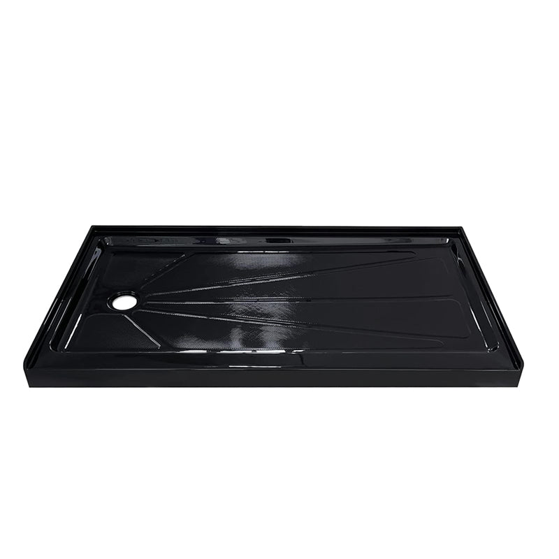 60 in. L x 30 in. W Left Drain Shower Base Single Threshold Shower Pan - ibathshowers