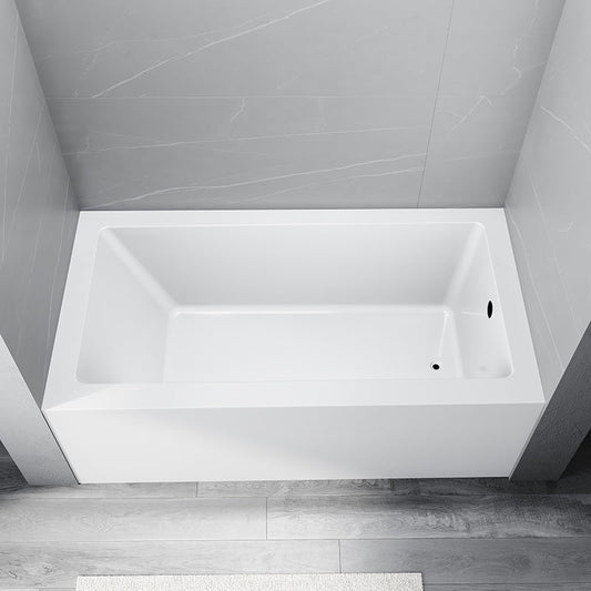 60"x32"x22" Acrylic Freestanding Bathtub with Right Hand Drain Hole - ibath shower door