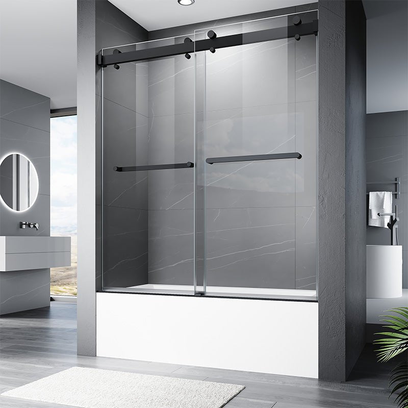 Frameless Glass Sliding Bathtub Door