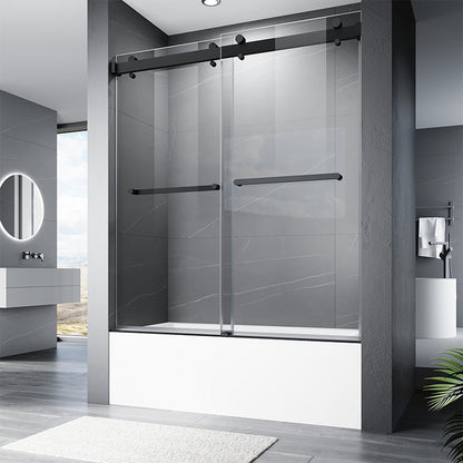 Frameless Glass Sliding Bathtub Door