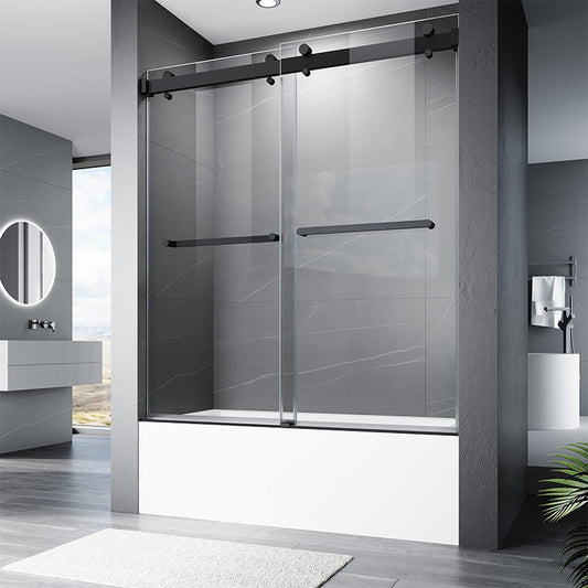 60"x66" Frameless Sliding tub door - ibathshowers