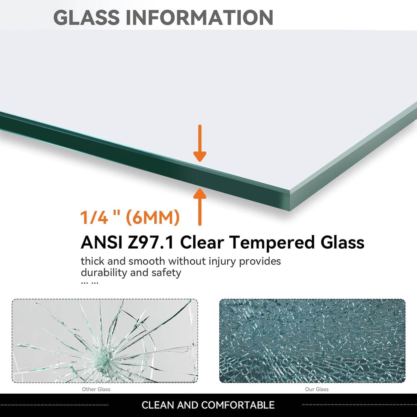 iBath Semi-Frameless Sliding Shower Door, 50–54" W x 72" H, Chrome Finish