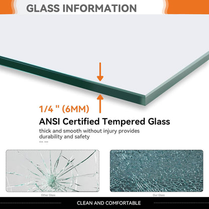 iBath Sliding Shower Door, 56–60" W x 72" H, Chrome Finish