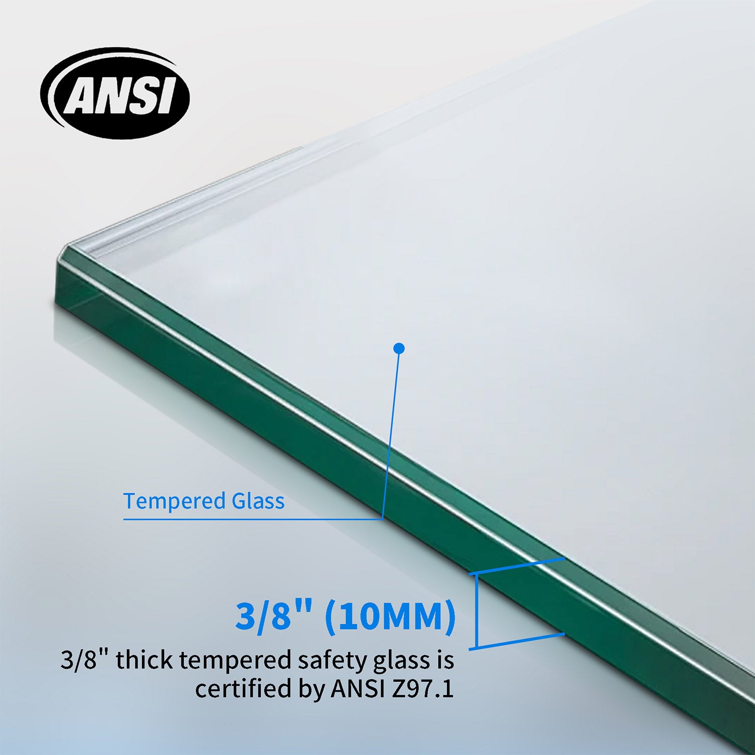iBath Frameless Sliding Shower Door - Chrome Finish, Adjustable 56