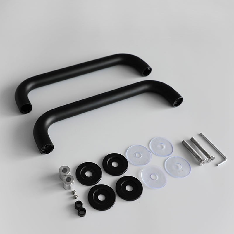 iBath 8" Shower Door Handle | Back - to - Back Pull for Frameless Glass Doors, 304 Stainless Steel, Fits 1/4"–1/2" Glass - ibathshowers