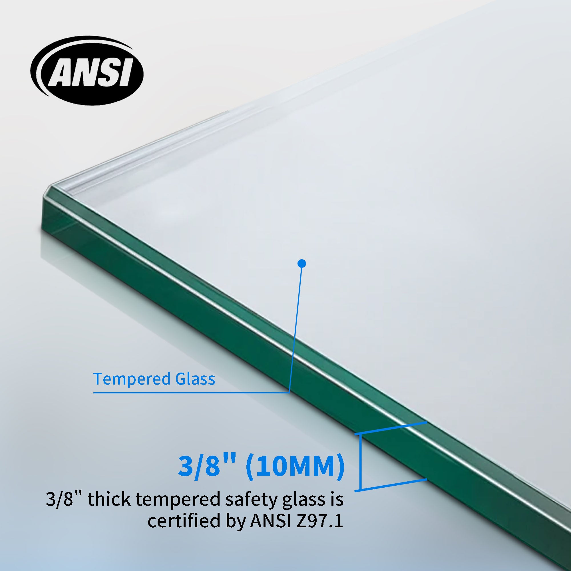 iBath IB-RM6076-MB Frameless Double-Sliding Shower Door – Adjustable 56