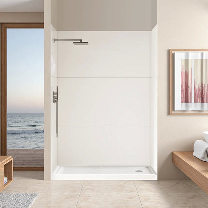 iBath 36" x 72" 9-Piece Acrylic Shower Wall Panels