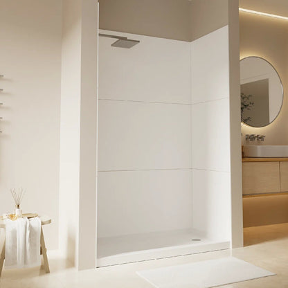 iBath 36" x 72" 9-Piece Acrylic Shower Wall Panels