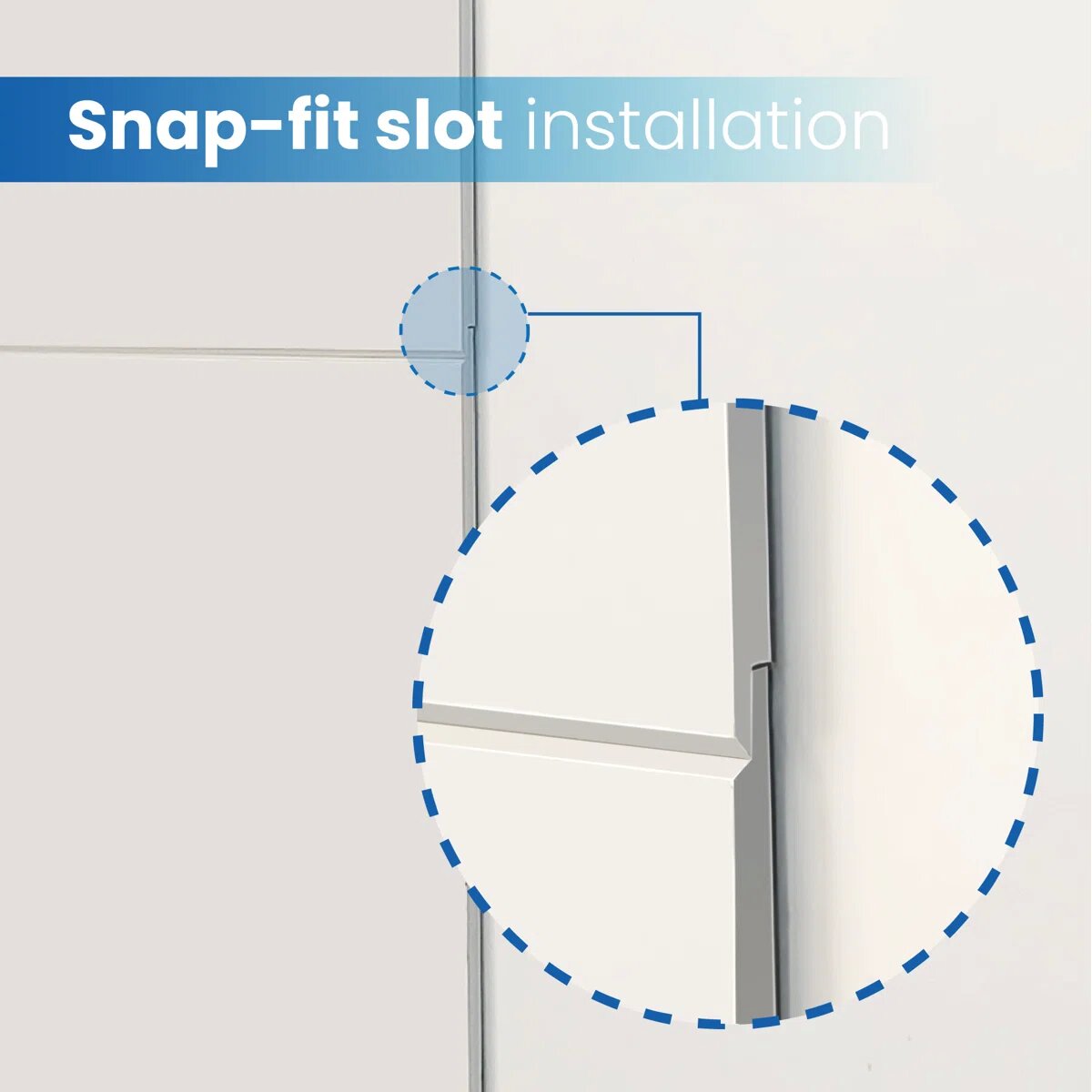 iBath 36" x 72" 9-Piece Acrylic Shower Wall Panels