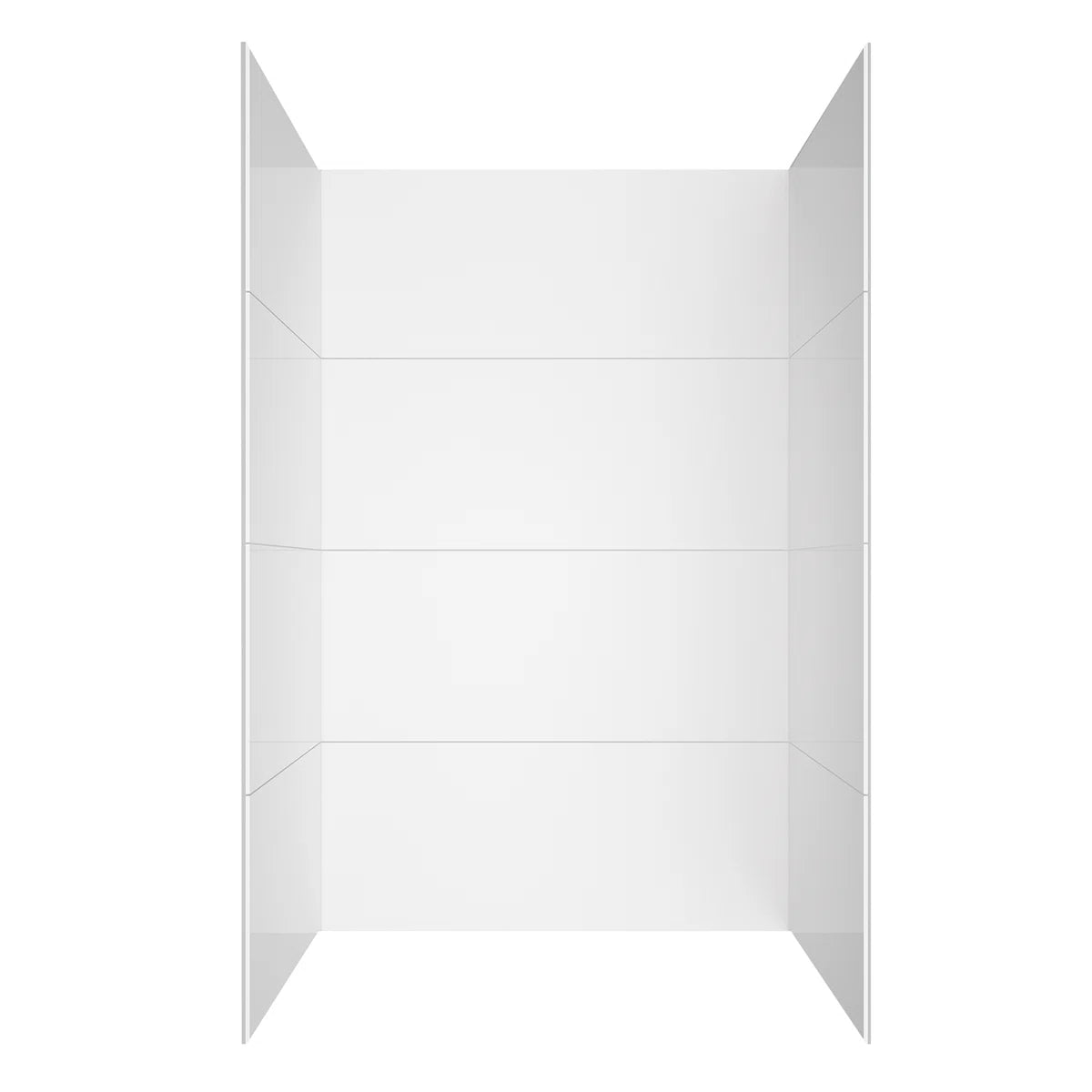 Full-height 8 ft acrylic shower wall panels – easy to install, cut to fit any shower space