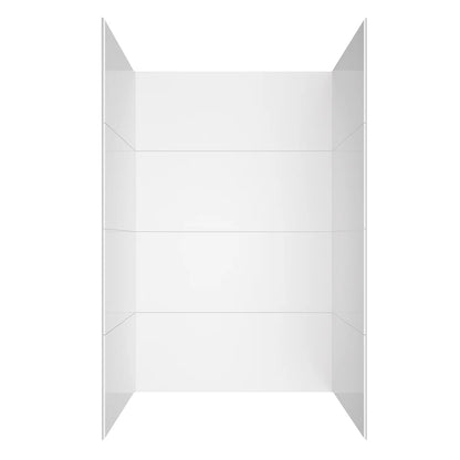 Full-height 8 ft acrylic shower wall panels – easy to install, cut to fit any shower space