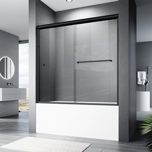 iBath Semi-Frameless Sliding Tub Door, 56–60" W x 56" H